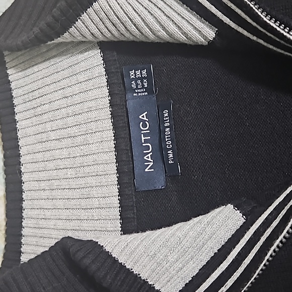 Nautica Quarter Zip Men's Sweater, Size XXL - Picture 4 of 5